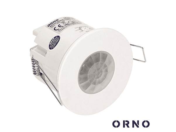 DETETOR DE MOVIMENTOS PIR PARA ENCASTRAR BRANCO ORNO 1