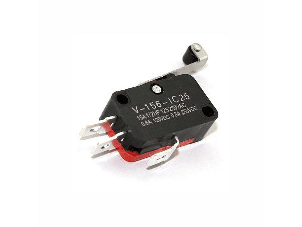 COMUTADOR MICRO SWITCH 15A COM PATILHA E RODÃ­ZIO 1