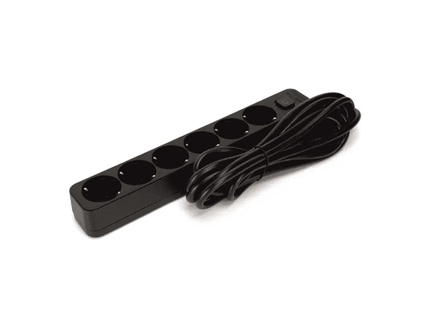 TOMADA ELÉTRICA COM 6 SAÍDAS COM INTERRUPTOR 3M 3G1.5 1