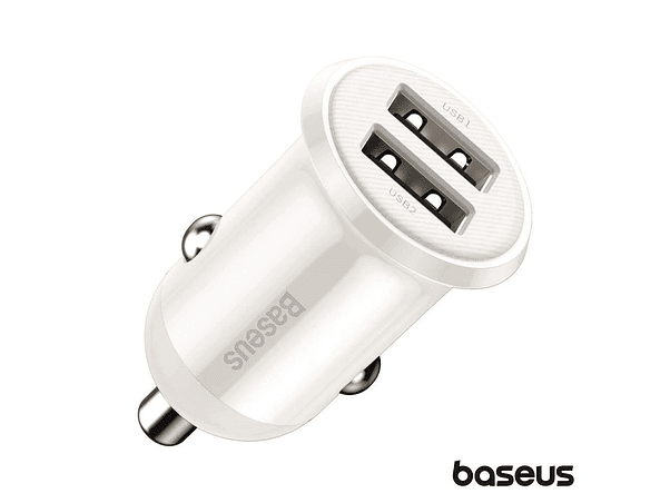 ADAPTADOR ISQUEIRO 2X USB 4.8A GRAIN PRO BASEUS 1