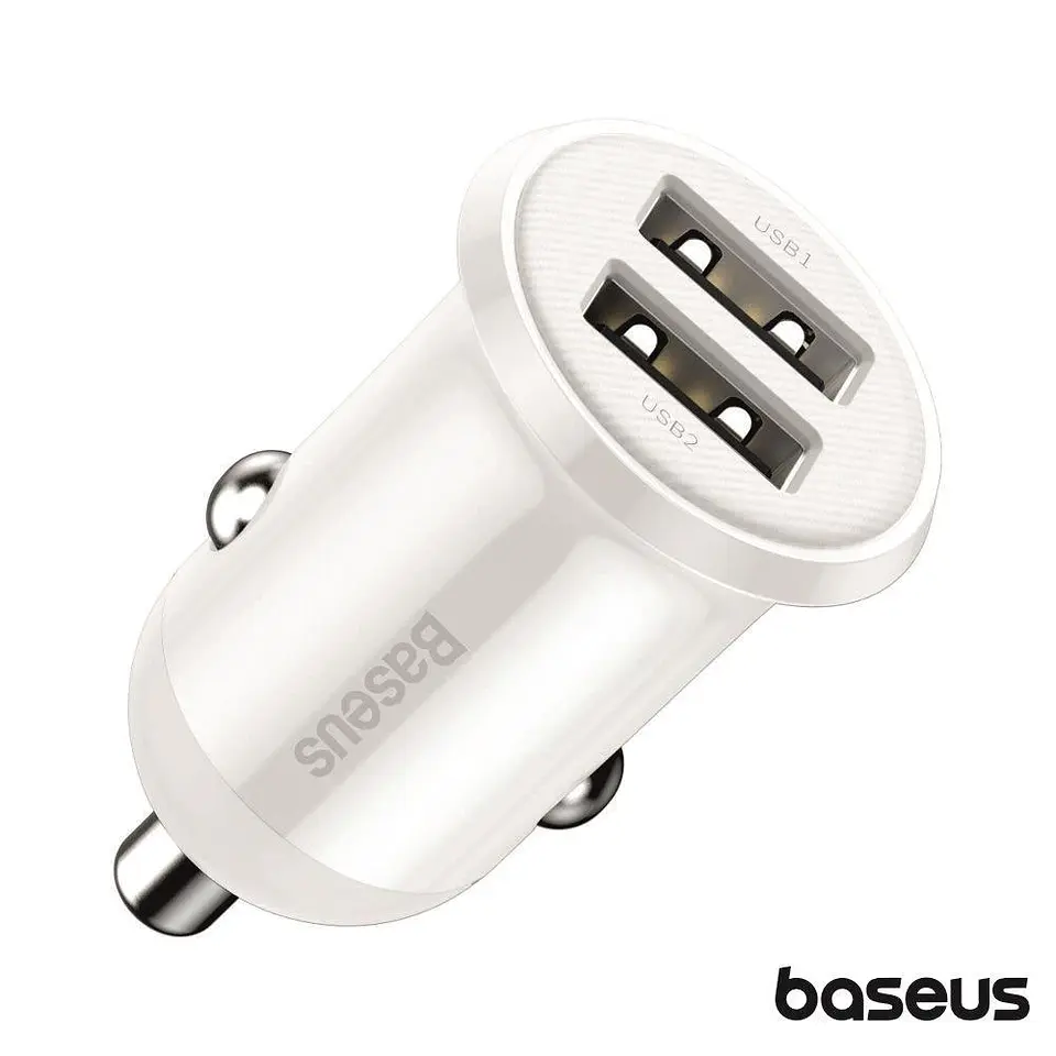 ADAPTADOR ISQUEIRO 2X USB 4.8A GRAIN PRO BASEUS 1