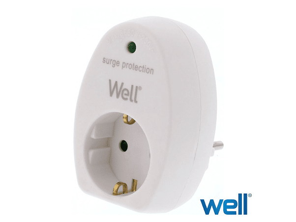 TOMADA ELÉTRICA COM 1 SAÍDA E FILTRO PICOS BRANCO 1