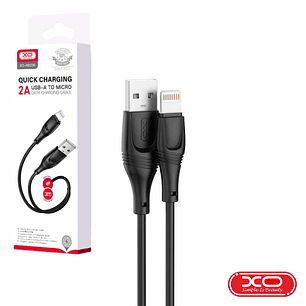CABO USB-A MACHO / LIGHTNING MACHO 3M PRETO XO