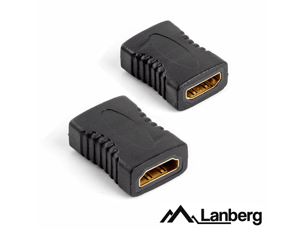 FICHA ADAPTADORA HDMI FÊMEA / HDMI FÊMEA LANBERG 1