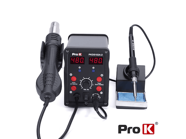 ESTAÇÃO DE SOLDAR E DESSOLDAR SMD AR QUENTE 750W PROK 1