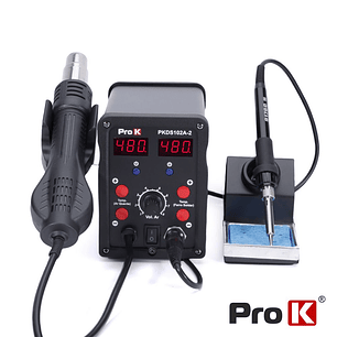 ESTAÇÃO DE SOLDAR E DESSOLDAR SMD AR QUENTE 750W PROK