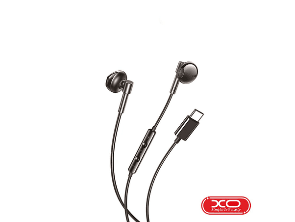 AUSCULTADORES STEREO COM FIOS E MICROFONE IPX5 PRETO XO 1