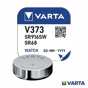 PILHA ÓXIDO PRATA BOTÃO V373/SR916SW/SR68 1.55V VARTA
