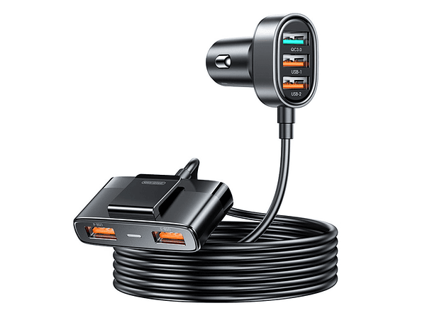 ADAPTADOR ISQUEIRO 12V/24V 5 USB-A 45W 1