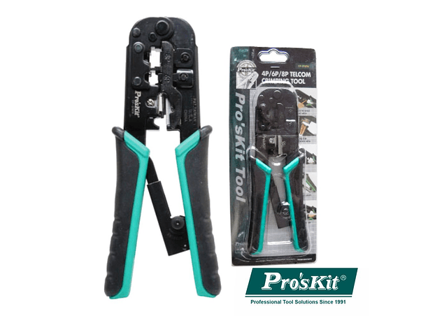 ALICATE DE CRAVAR RJ45/RJ11/RJ12/RJ22 PROSKIT 1