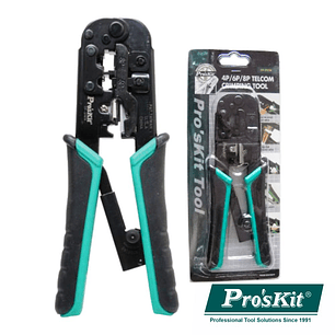 ALICATE DE CRAVAR RJ45/RJ11/RJ12/RJ22 PROSKIT