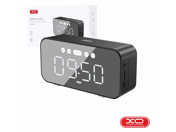 RELÓGIO DESPERTADOR 5W COM BAT/BLUETOOTH/MICROSD/FM/AUX XO 1