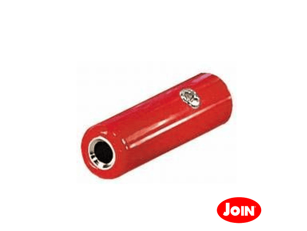 FICHA BANANA FÊMEA 4MM VERMELHA 1