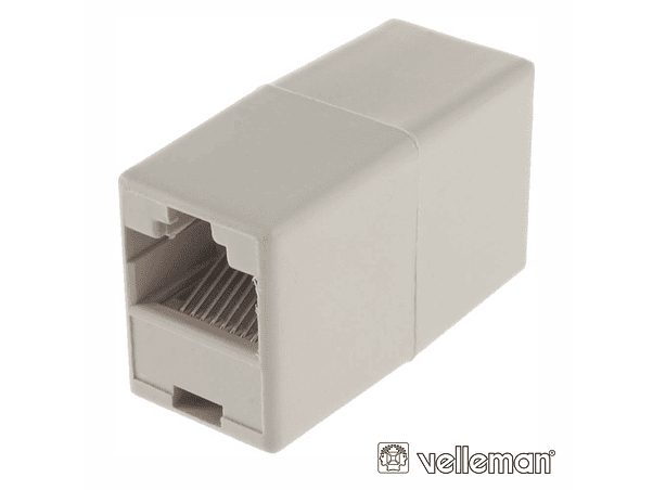 FICHA ADAPTADOR RJ45 8P8C FÊMEA / FÊMEA 1