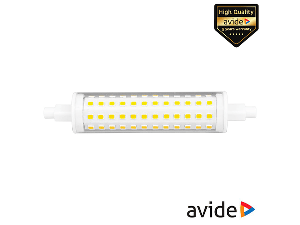 LÂMPADA R7S 9W 230V LED 118MM 6400K AVIDE 1