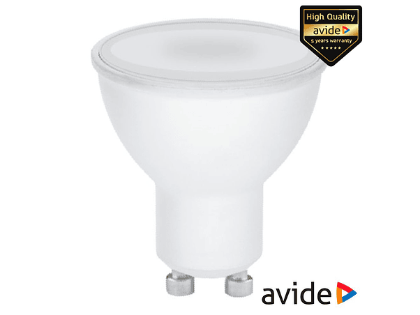 LÂMPADA LED GU10 DIMÁVEL SPOT 7W 230V 3000K 520LM AVIDE 1