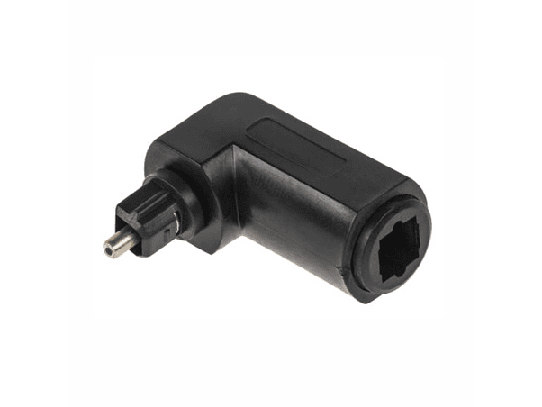 FICHA ADAPTADORA TOSLINK/TOSLINK 90º 1