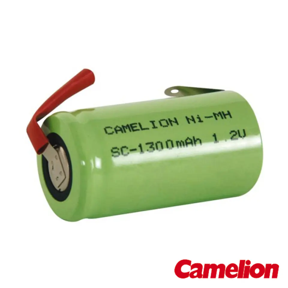 BATERIA NI-MH SC 1.2V 1300MA COM PATILHAS 1