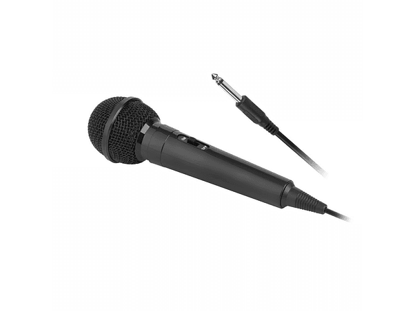 MICROFONE VOZ DINÂMICO UNIDIRECIONAL PRETO 1