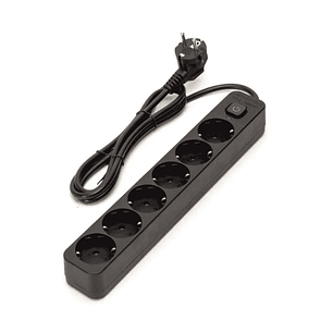 TOMADA ELÉTRICA COM 6 SAÍDAS COM INTERRUPTOR 1.5M 3G1.5