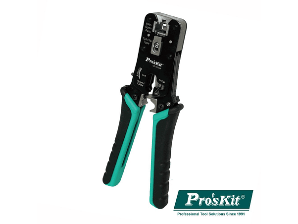 ALICATE DE CRAVAR RJ45 CAT. 5/6/6A/7 PASSANTE PROSKIT 1