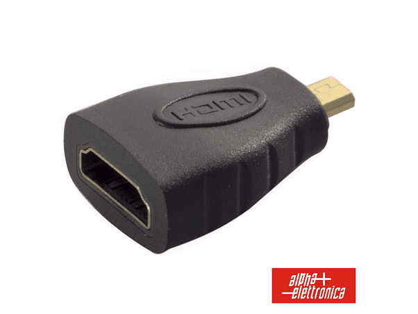 FICHA ADAPTADORA HDMI FÊMEA / MICRO HDMI MACHO 1