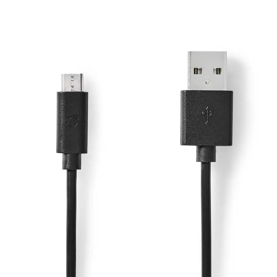 CABLE USB -A 2.0 MACHO PARA MICRO USB-B MACHO 0,5 M PRETO 1