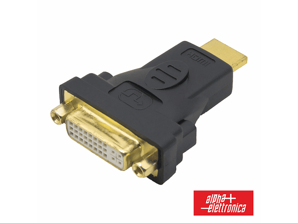 FICHA ADAPTADORA DVI-I DUAL LINK FÊMEA / HDMI MACHO 1