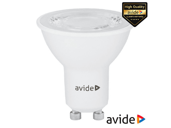 LÂMPADA LED GU10 SPOT 36º 7W 230V 4000K 620LM AVIDE 1