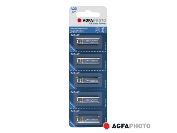 PILHA ALCALINA LR23A/A23 12V 5X BLISTER POWER AGFAPHOTO 1