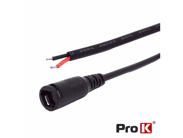 CABO ALIMENTAÇÃO DC MACHO 5.5X2.5MM 0.10M PROK 1
