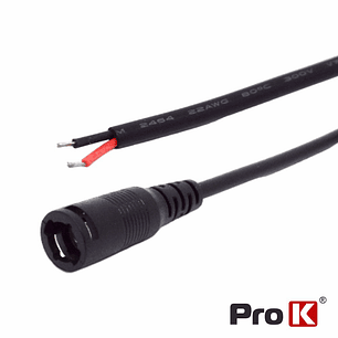 CABO ALIMENTAÇÃO DC MACHO 5.5X2.5MM 0.10M PROK