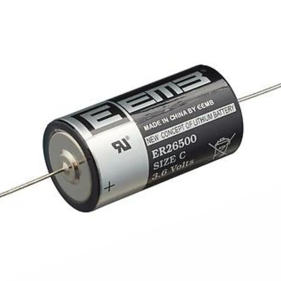 PILHA LI-SOCL2 LR14/C ER26500 TERMINAIS COM FIOS 3.6V 9000MA 1