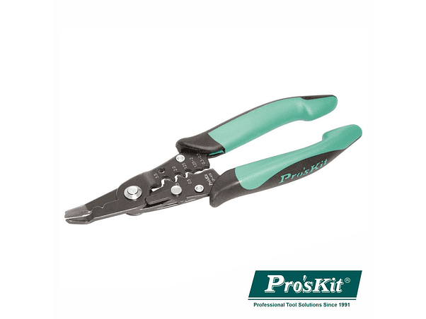 ALICATE DE CRAVAR TERMINAIS 185MM 3EM1 PROSKIT 1