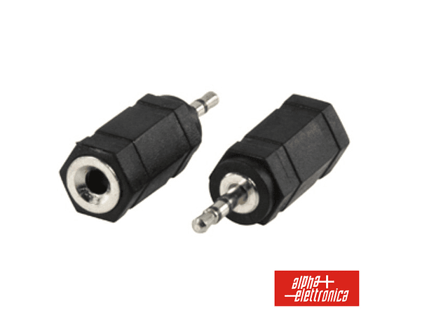 FICHA ADAPTADORA JACK 2.5MM MACHO/ JACK 3.5MM FÊMEA ST 1