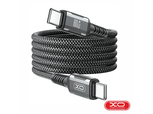 CABO USB-C MACHO / USB-C MACHO MAGNÉTICO 1M PD 60W XO 1