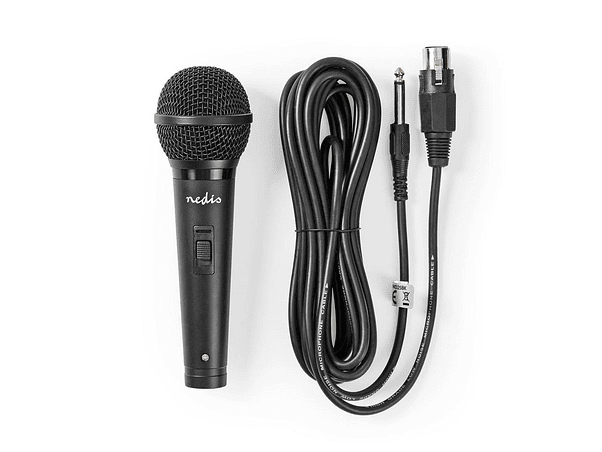 MICROFONE VOZ DINÂMICO UNIDIRECIONAL PRETO 1