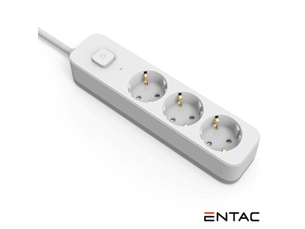 EXTENSÃO ELÉTRICA 3X SCHUKO COM INTERRUPTOR 1.5M ENTAC 1
