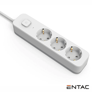 EXTENSÃO ELÉTRICA 3X SCHUKO COM INTERRUPTOR 1.5M ENTAC