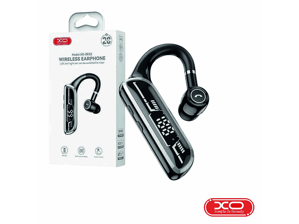AURICULAR BLUETOOTH V5.3 PRETO XO 1