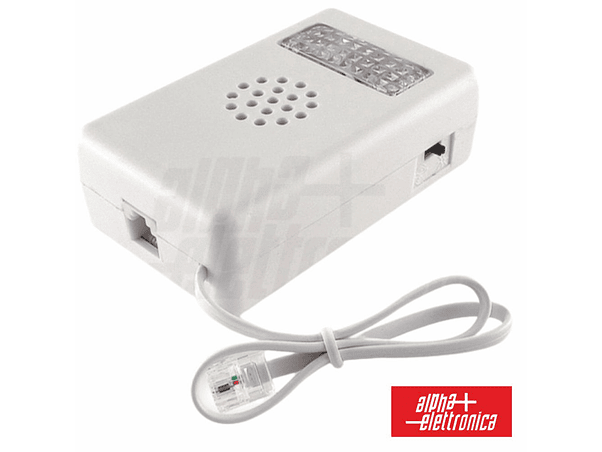 ADAPTADOR DE TELEFONE SINAL ALERTA ACÊSTICO E VISÃVEL 1