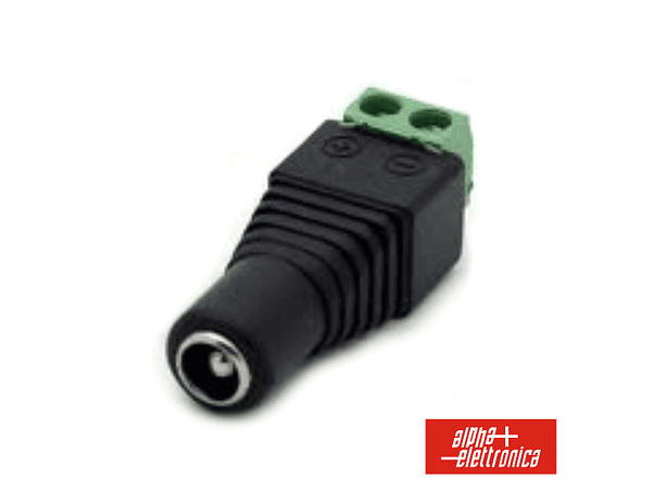 FICHA ALIMENTAÇÃO DC MACHO 5.5X2.5MM LIGAÇÃO PARAFUSO 1