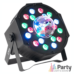 PROJETOR PAR COM 18 LEDS ASTRO DMX PARTY