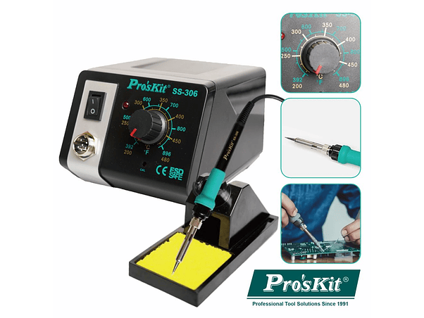 ESTAÇÃO DE SOLDAR REGULÁVEL 60W 200-480º PROSKIT 1