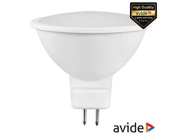 LÂMPADA LED GU5.3 SPOT 6W 12V 3000K 480LM AVIDE 1