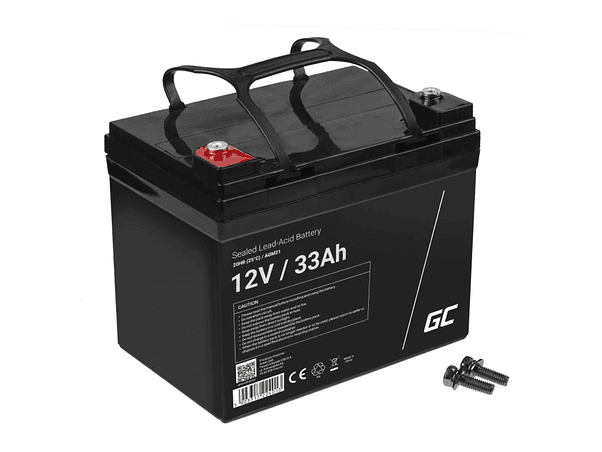 BATERIA CHUMBO GEL AGM 12V 33A GREEN CELL 1