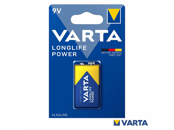 PILHA ALCALINA 9V/6LP3146 LONGLIFE ENERGY VARTA 1