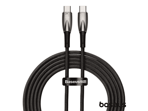 CABO USB-C MACHO PARA USB-C MACHO 2M 100W GLIMMER BASEUS 1