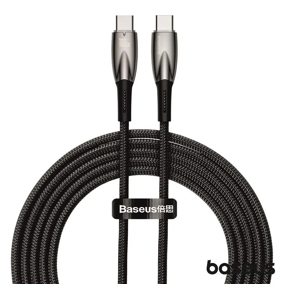 CABO USB-C MACHO PARA USB-C MACHO 2M 100W GLIMMER BASEUS 1
