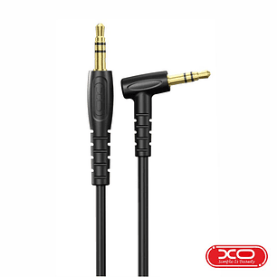 CABO JACK 3.5MM MACHO / JACK 3.5MM 90º MACHO 1M PRETO XO